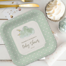 Wolken Sterren Schattigee Jongen Baby shower Paren