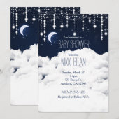 Wolken Sterrennacht Hemel Hemelse Uitnodigingen (Voorkant / Achterkant)