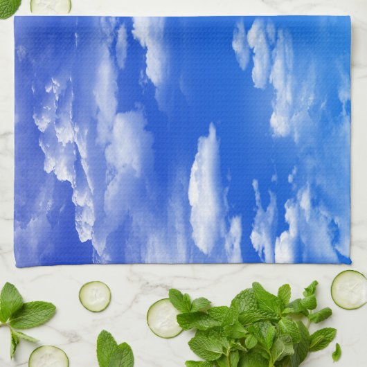 Wolken Theedoek (Gevouwen)