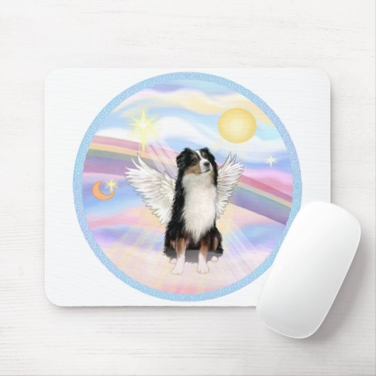 Wolken - Tri Color Australian Shepherd Muismat (Met muis)