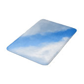Wolken uit elkaar - Blauw Bad Mat (Gekanteld)