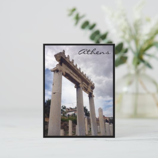 wolken van de agora briefkaart (Staand voorkant)