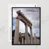 wolken van de agora briefkaart (Voorkant / Achterkant)