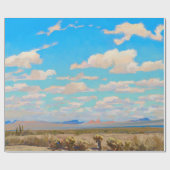 Wolken van een zomermiddag door Maynard Dixon Cadeaupapier (Vlak)