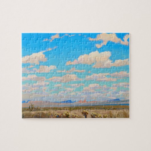Wolken van een zomermiddag door Maynard Dixon Legpuzzel (Horizontaal)