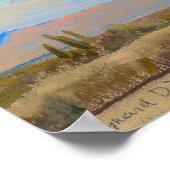 Wolken van een zomermiddag door Maynard Dixon Poster (Hoek)