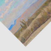 Wolken van een zomermiddag door Maynard Dixon Tissuepapier (Detail)