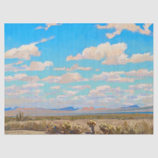 Wolken van een zomermiddag door Maynard Dixon Tissuepapier (Voorkant)