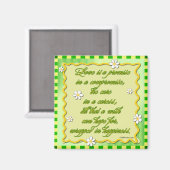 Wolken van Inspiratie: Liefde is een beloftenmagne Magneet (Voorkant / Achterkant)