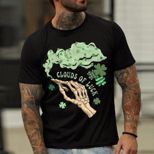 Wolken van Luck Patrick's Day T-shirt