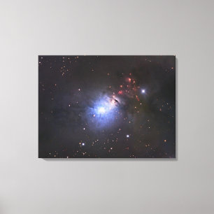 Wolken van NGC 1333 Canvas Afdruk