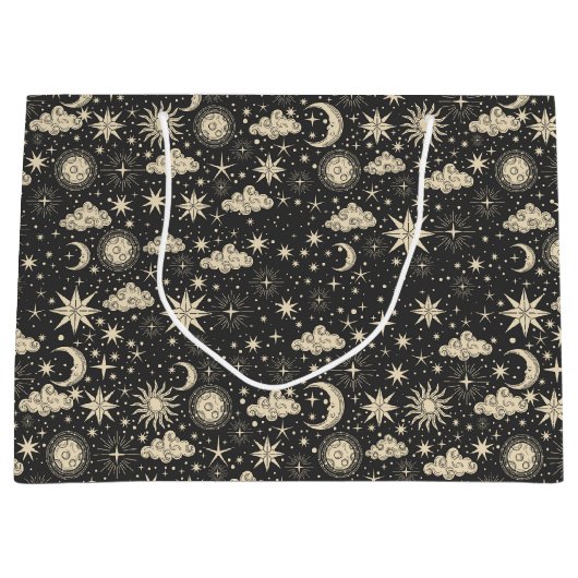 Wolken van Star Moon Planets Groot Cadeauzakje (Voorkant)