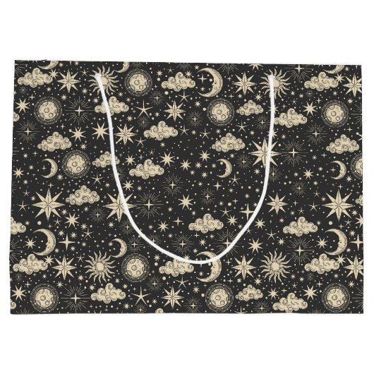 Wolken van Star Moon Planets Groot Cadeauzakje (Achterkant)