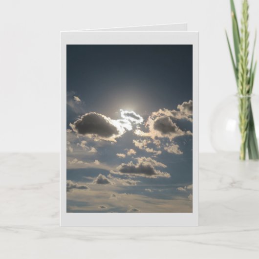 Wolken van sympathie kaart (Voorkant)