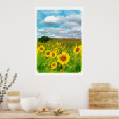 Wolken vandaag, poster (Keuken)