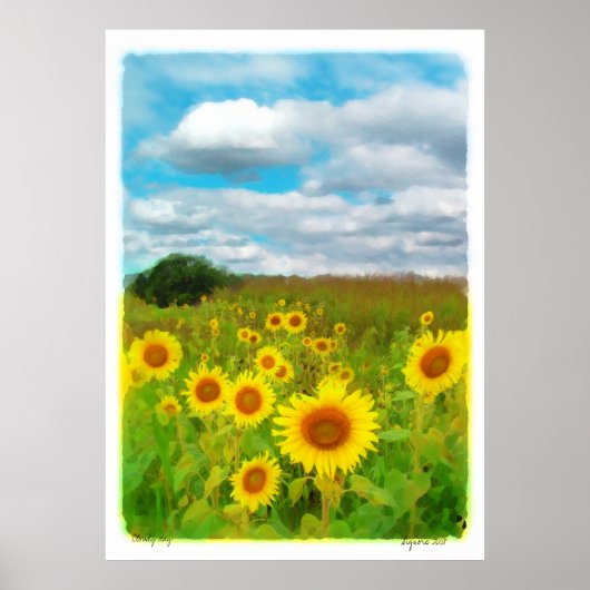 Wolken vandaag, poster (Voorkant)