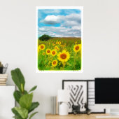 Wolken vandaag, poster (Thuiskantoor)