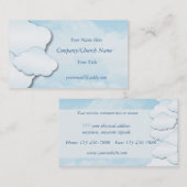 Wolken Visitekaartje (Voorkant / Achterkant)