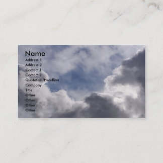 Wolken Visitekaartje
