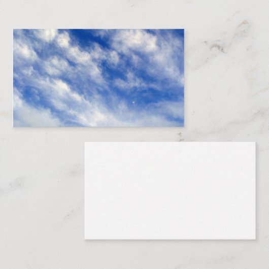 wolken visitekaartje (Voorkant / Achterkant)
