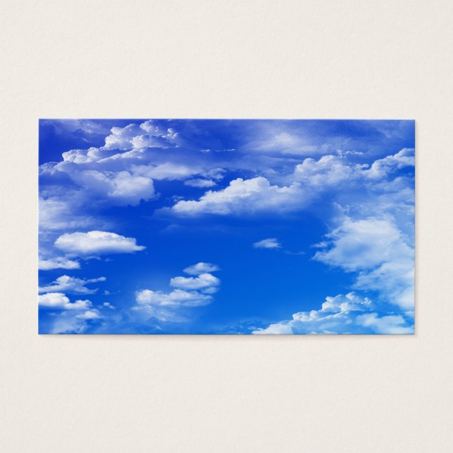 Wolken Visitekaartjes (Voorkant)