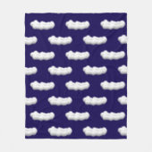 wolken Vliesdeken Fleece Deken (Voorkant)