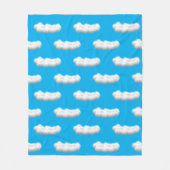 wolken Vliesdeken Fleece Deken (Voorkant)