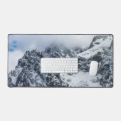 Wolken voor bergen bureaumat (Keyboard & Muis)