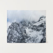 Wolken voor bergen wandkleed (Voorkant (horizontaal))