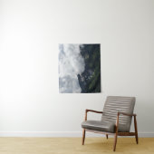 Wolken voor bergen wandkleed (In situ)