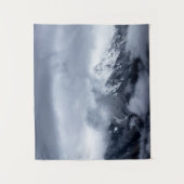 Wolken voor de bergen Storžič, Slovenië Wandkleed (Voorkant)