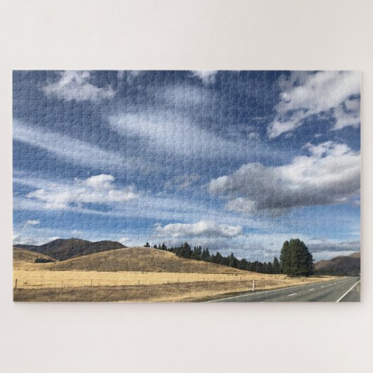 wolken voor het afsnijden van wegen legpuzzel (Horizontaal)