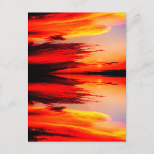 Wolken voor zonnestralen briefkaart