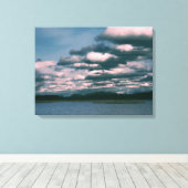 Wolken water natuur kunst print (Insitu (Houten vloer))