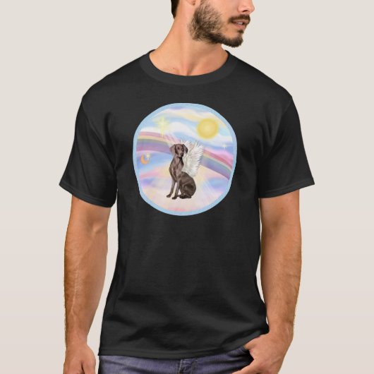 Wolken - Weimaraner Engel T-shirt (Voorkant)
