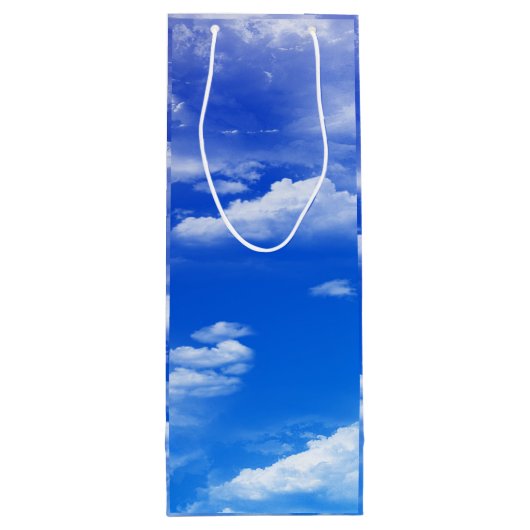 Wolken Wijn Cadeautas (Achterkant)