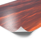 Wolken Zonsopgang Blurry Foto Reproductie Foto Afdruk (Hoek)