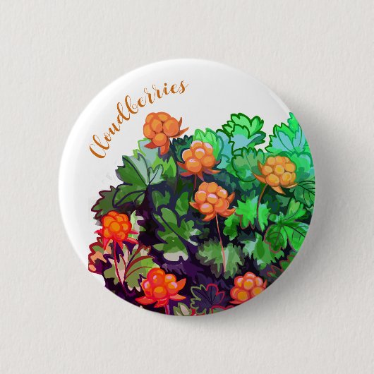 Wolkenbramen Ronde Button 5,7 Cm (Voorkant)