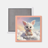 "Wolkendag Whimsy" Magneet (Voorkant / Achterkant)