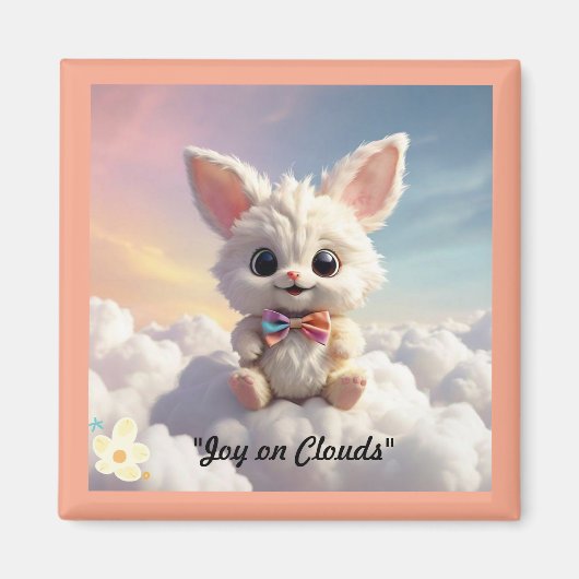 "Wolkendag Whimsy" Magneet (Voorkant)