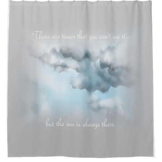 Wolkendouchegordijn Douchegordijn (Voorkant)