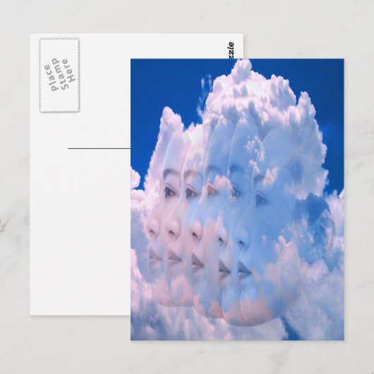 Wolkendroom Briefkaart (Voorkant / Achterkant)