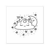 wolkendroomster-nacht-maanschattig  zelfinktende stempel (Design)