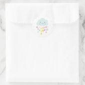 Wolkenenvelop sticker Baby shower sprinkhaan (Tas)