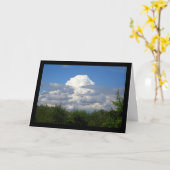 Wolkenexplosie Kaart (Gele Bloem)