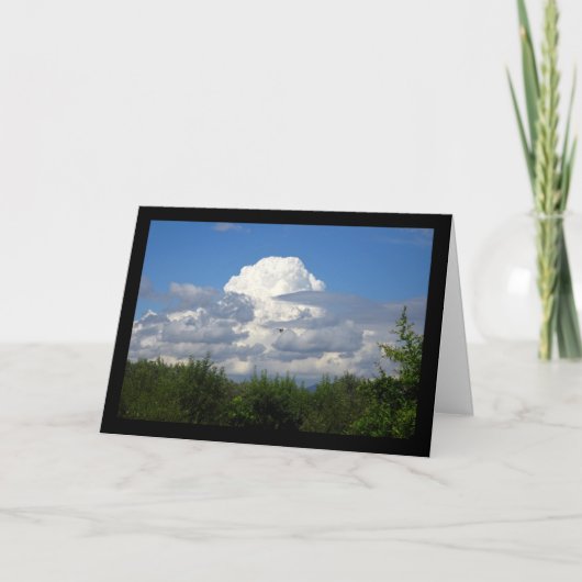 Wolkenexplosie Kaart (Voorkant)
