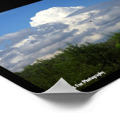 Wolkenexplosie Poster (Hoek)