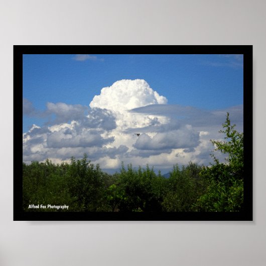 Wolkenexplosie Poster (Voorkant)
