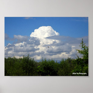 Wolkenexplosie Poster
