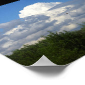 Wolkenexplosie Poster (Hoek)